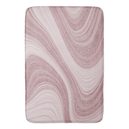 Roze marmer Swirl Badmat (Voorkant Verticaal)