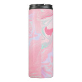 Roze Marmer Thermosbeker (Achterkant)