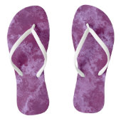 roze marmer wervel abstract teenslippers (Voetbed)