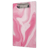 Roze Marmer Wervelpatroon – Esthetisch Abstract Klembord (Links)