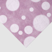 Roze Marmer Witte Stippen Patroon Decoupage Tissuepapier (Detail)