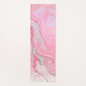 Roze marmer yogamat (Voorkant)