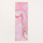 Roze marmer yogamat (Achterkant)
