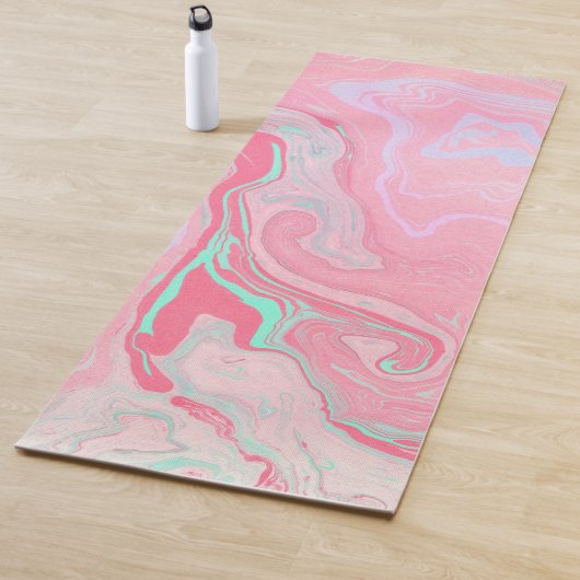 Roze marmer yogamat (In situ)