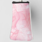 Roze marmerachtergrond, vloeiende kunstachtergrond golfheadcover (Draai 90)