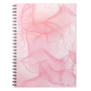 Roze marmerachtergrond, vloeiende kunstachtergrond notitieboek