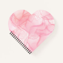 Roze marmerachtergrond, vloeiende kunstachtergrond notitieboek