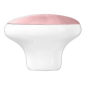 Roze marmeren agaat keramische knop (Zijkant)