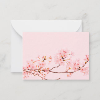 roze marmeren bloem plat notitiekaart notitiekaartje