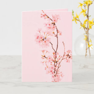 roze marmeren bloem Vouwkaart Kaart