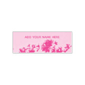 roze marmeren bloem zelfinktende stempel (Design)