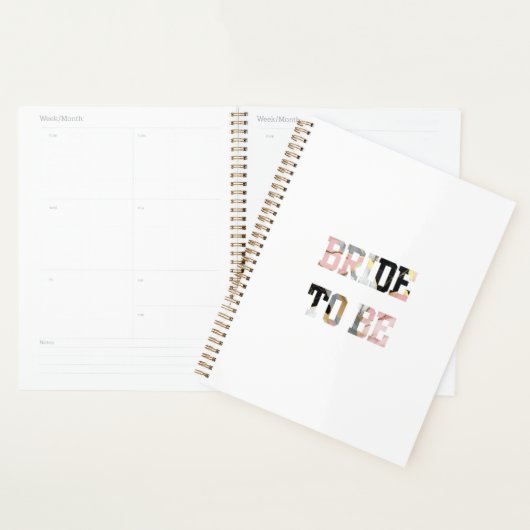 Roze marmeren bruid om te zijn planner (Display)