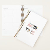 Roze Marmeren Bruid-to-Be Planner (Display)