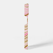 Roze Marmeren Glitter iPhone Hoesje (Rechterkant)