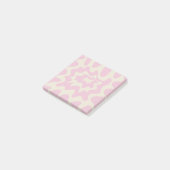 Roze Marmeren Groovy Wavy Stripe Modern Spring Post-it® Notes (Schuin)