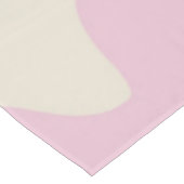 Roze Marmeren Groovy Wavy Stripe Modern Spring Tafelkleed (Gekanteld)