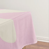 Roze Marmeren Groovy Wavy Stripe Modern Spring Tafelkleed (Voorbeeld)