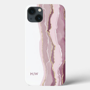 Roze marmeren iPhone hoesje