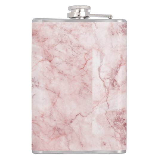 roze marmeren kolf heupfles (Achterkant)