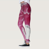 Roze Marmeren Leggings (Links)