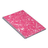 Roze marmeren notitieboek (Rechterzijde)