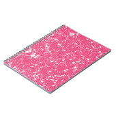 Roze marmeren notitieboek (Linkerzijde)