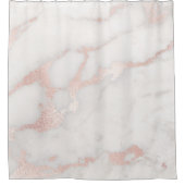 roze marmeren steen douchegordijn (Voorkant)