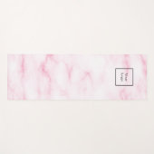 Roze marmeren studio bedrijfslogo yogamat (Voorkant (horizontaal))