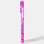 Roze Marmeren Textuur, Marmeren Effect Case-Mate iPhone Case (Achterkant / Links)