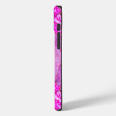 Roze Marmeren Textuur, Marmeren Effect Case-Mate iPhone Case (Achterkant / Links)