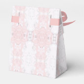 Roze Marmeren Verrassingsdoos met Felicitaties Bedankdoosjes (Achterkant)