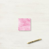 Roze marmeren water post-it® notes (Op bureau)