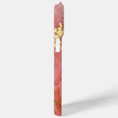 Roze marmeren werveling met gouden accenten Case-Mate iPhone case (Achterkant / Rechts)
