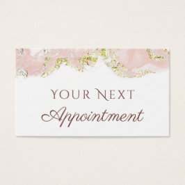 roze marmerontwerp Benoemkaart Visitekaartje