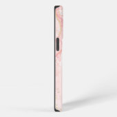 Roze marmerpatroon iPhone hoesje (Rechterkant)