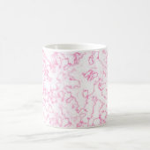 Roze marmerpatroon koffiemok (Center)