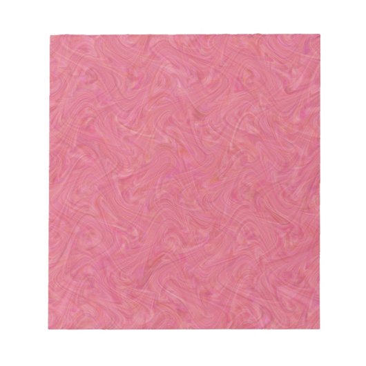 Roze Marmerpatroon Notitieblok (Voorkant)