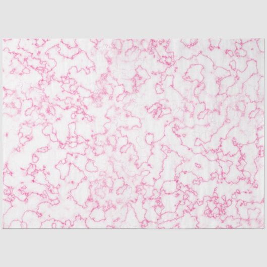 Roze marmerpatroon tissuepapier (Voorkant)