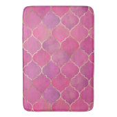 Roze Marokkaans Badmat (Voorkant Verticaal)