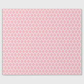 Roze Marokkaans Quatrefoil Patroon #4 Cadeaupapier (Vlak)