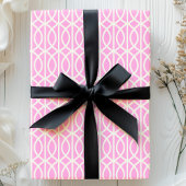 Roze Marokkaans Traliewerk Cadeaupapier