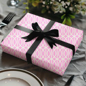 Roze Marokkaans Traliewerk Cadeaupapier