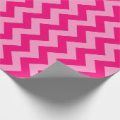 Roze Marokkaanse Moods Chevrons Cadeaupapier (Hoek)