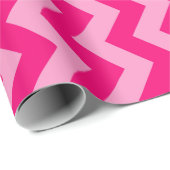 Roze Marokkaanse Moods Chevrons Cadeaupapier (Rol Hoek)