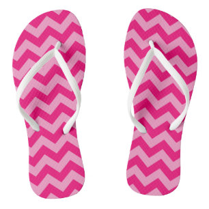 Roze Marokkaanse Moods Chevrons Teenslippers