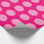 Roze Marokkaanse Moods Stippen Cadeaupapier (Hoek)