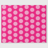 Roze Marokkaanse Moods Stippen Cadeaupapier (Vlak)