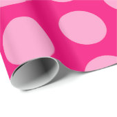 Roze Marokkaanse Moods Stippen Cadeaupapier (Rol Hoek)