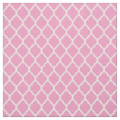 Roze Marokkaanse Quatrefoil Stof (Swatch)