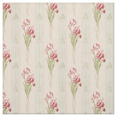  Roze & Maroon Bearded Iris Stof (Swatch)